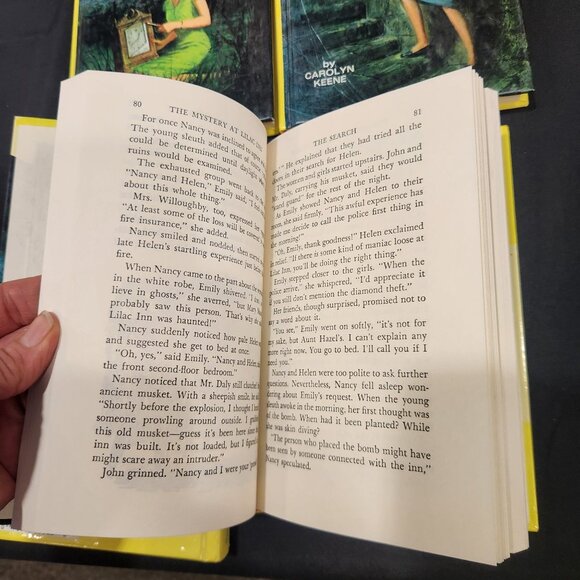 Nancy Drew Mystery Stories Set Of 4 Books By Carolyn Keene Hardcover - Picture 3 of 6